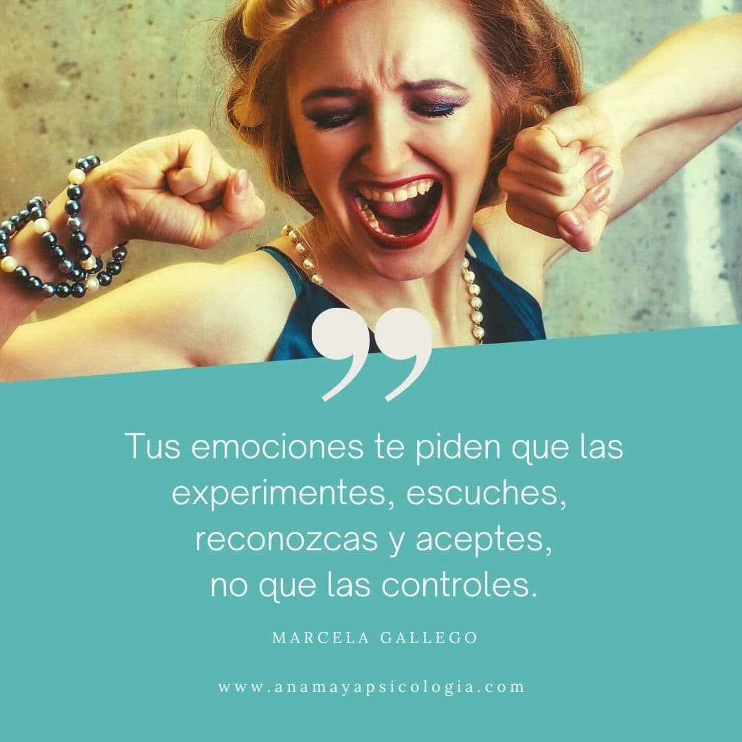 mito control emociones El mito del control de las emociones